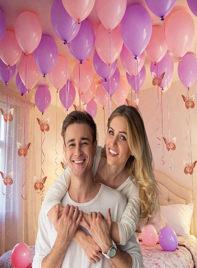 SpecialYou.in Special You Butterfly Theme Birthday Decoration Kit with Purple & Pink Balloons for Birthday Decoration Items, Pastel Balloons for Decoration Items for Birthday Decor, Balloon Decoration Kit -67 Pcs - Image 4